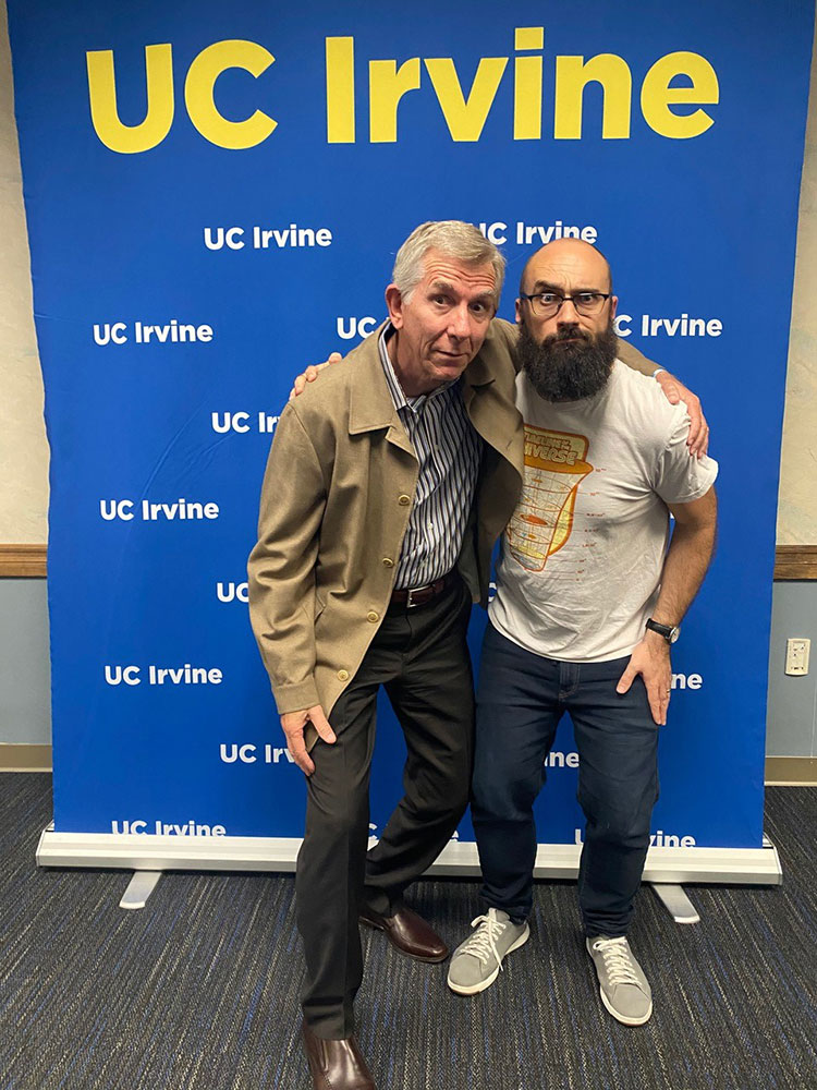 Mark Hebner and Vsauce at UCI event