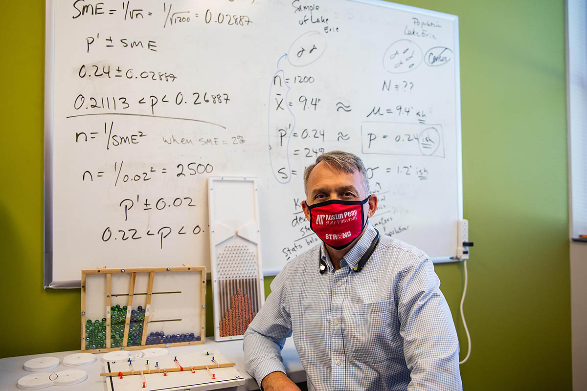 APSU statistics instructor Sam Ligo builds Real-World models to help Students grasp Math Concepts
