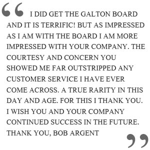 Bob Argent Quote about Galton Board